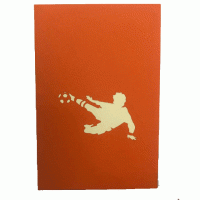 pop-up voetbal kaart